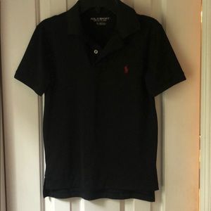 Black Polo Sport performance polo